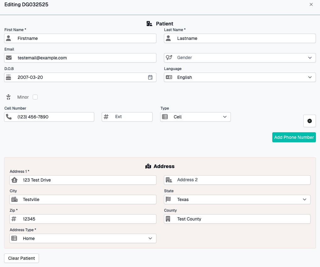 Case Files Form Edit Form