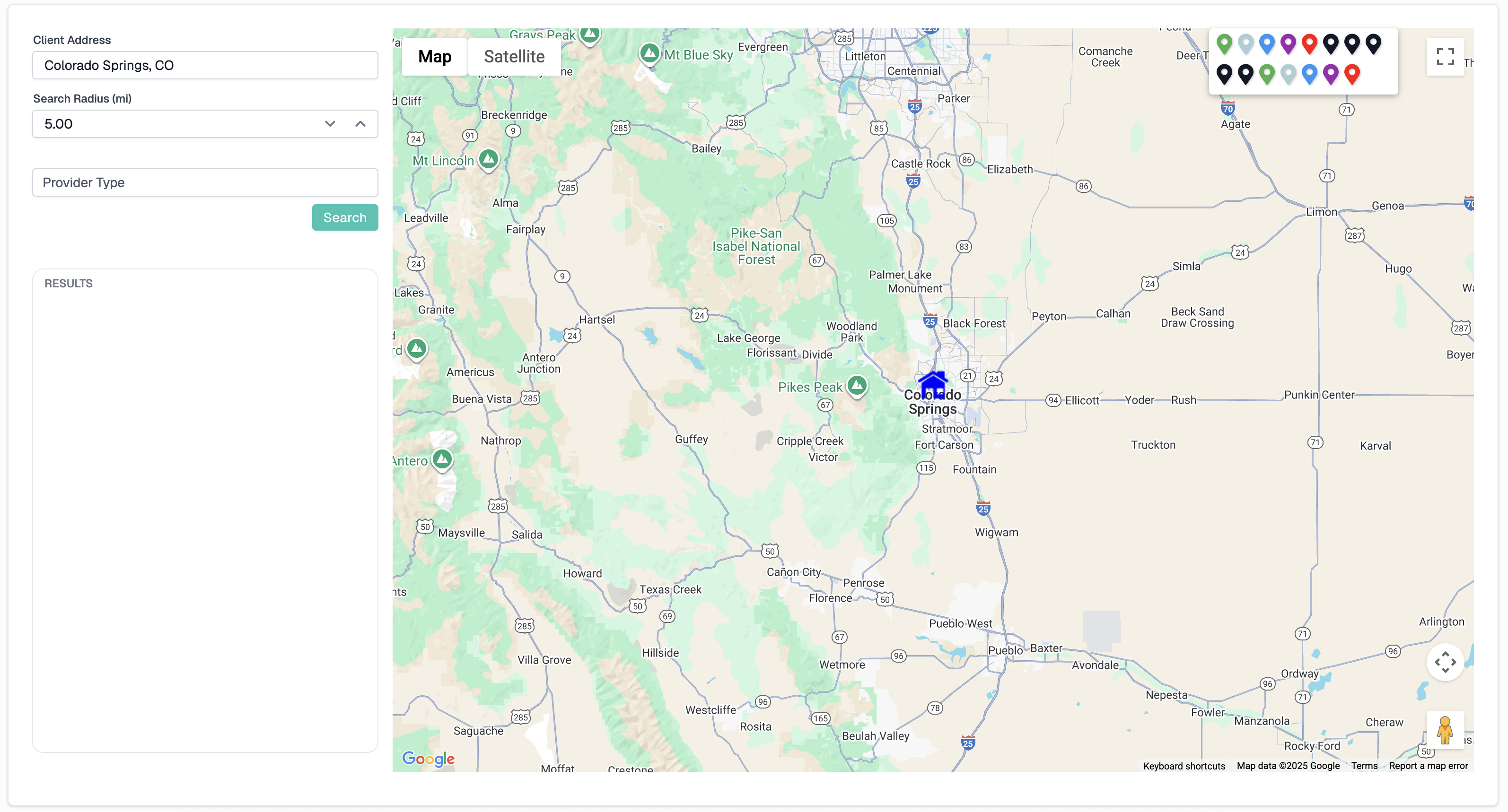 Provider Map Overview
