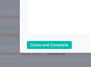 Tasks Form Clone and Complete