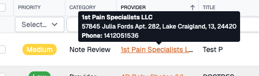 Tasks Grid Provider Tooltip